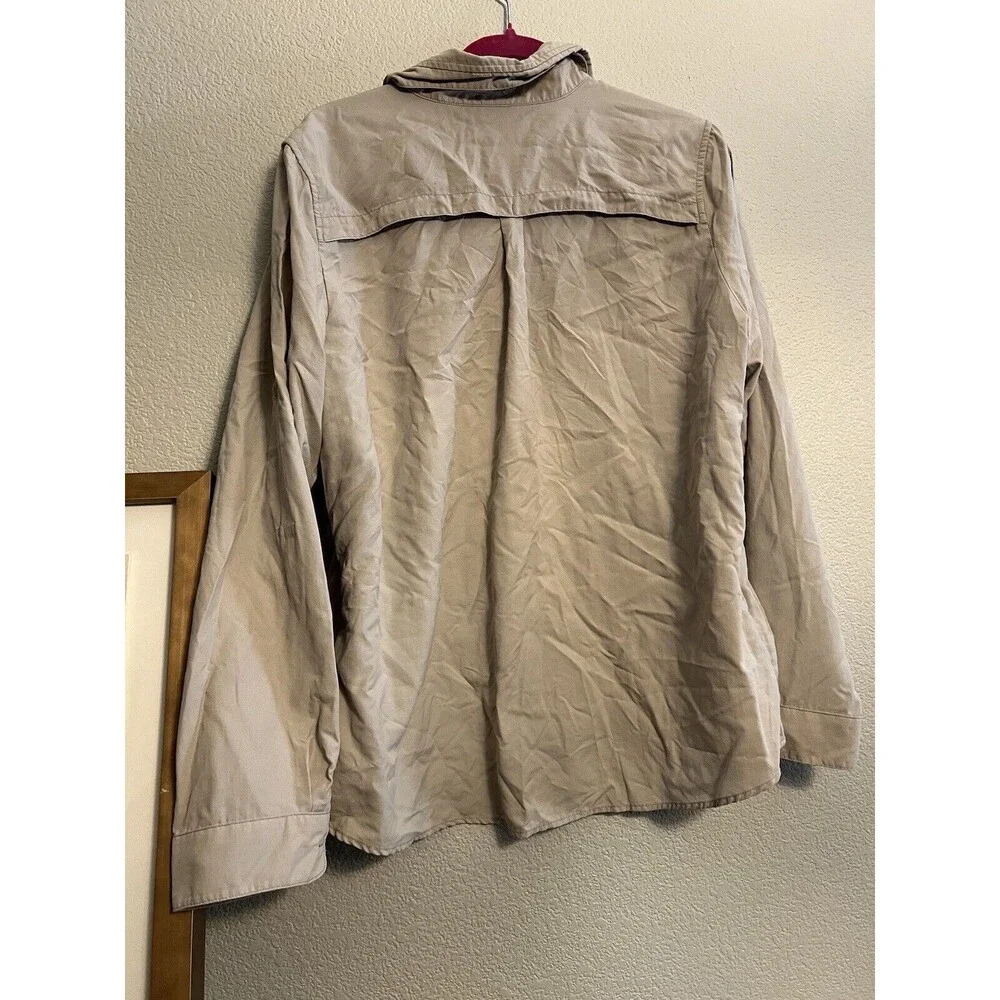 REI Women's Button Front Tactel Shirt Activewear Size XL UPF 40 - Picture 11 of 11